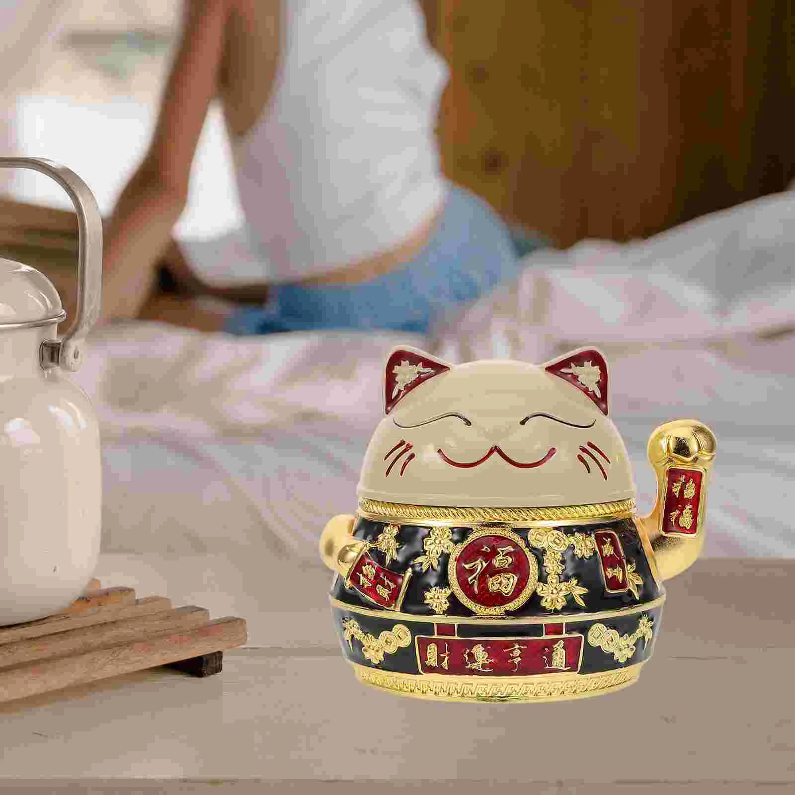 

Cartoon Cat Ash Tray Convenient Cigarette Ashtray Desktop Table Ashtray Office Supply