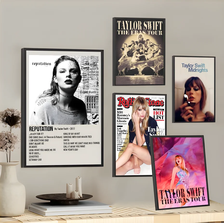 Famous Singer T-Taylor S-SwiftS Poster Home Living Room Wall Room Bed Bedroom Home Decoration