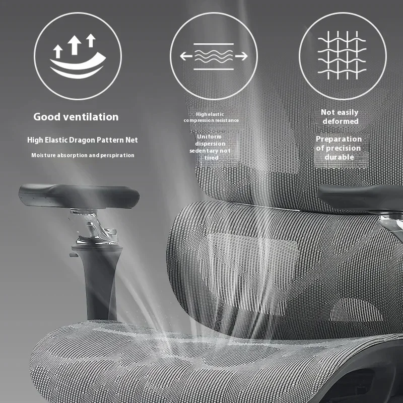Silla de oficina de lujo para salón, sillón de respaldo alto para dormitorio, silla ergonómica para sala de estar, silla de oficina giratoria para juegos, silla de escritorio, muebles.
