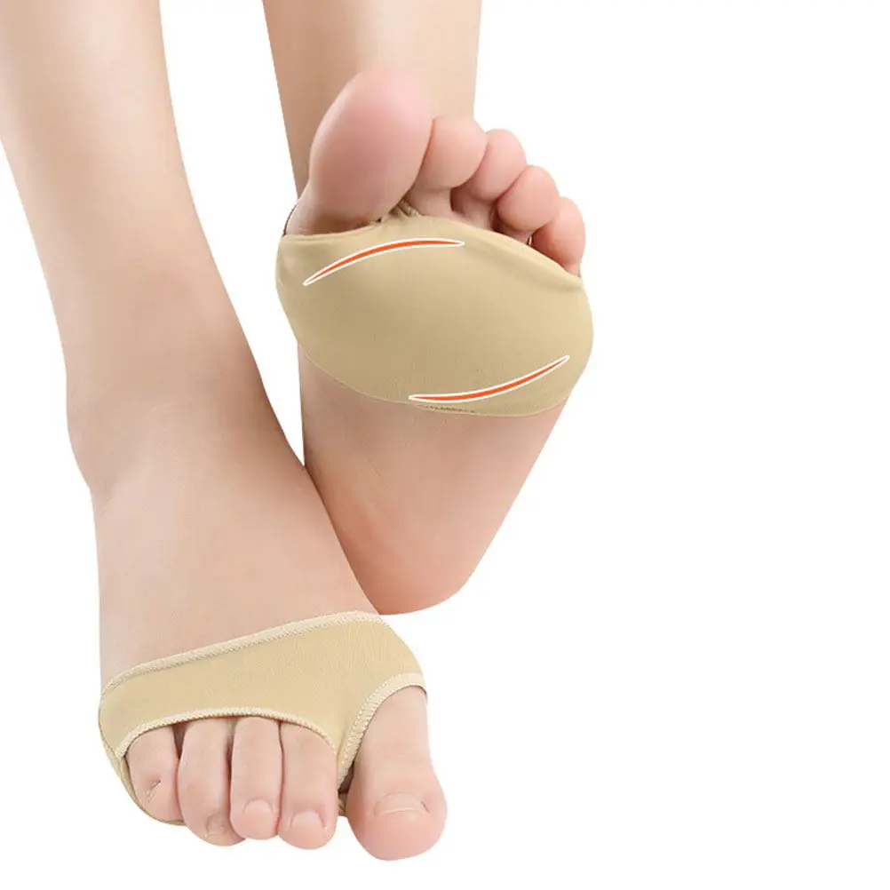 

2Pcs Forefoot Cushions Pressure Relief Half-Size Foot Pads Non-Slip Breathable High Heel Shoes Front Palm Pads Comfortable
