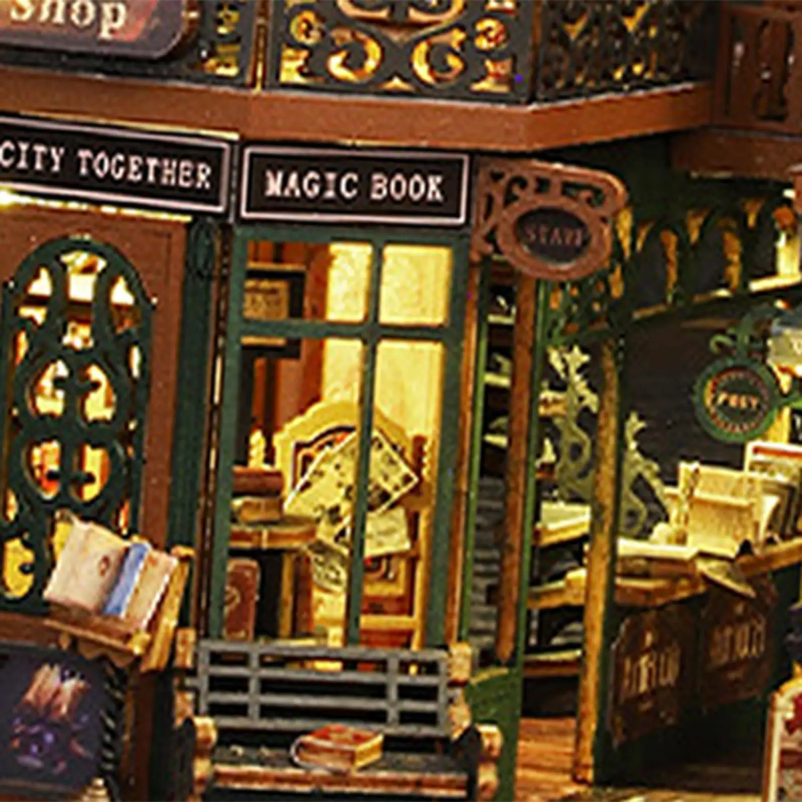 Kits de maison de poupée Miniature, bricolage, puzzle 3D, ornement, décoration de bureau pour enfants