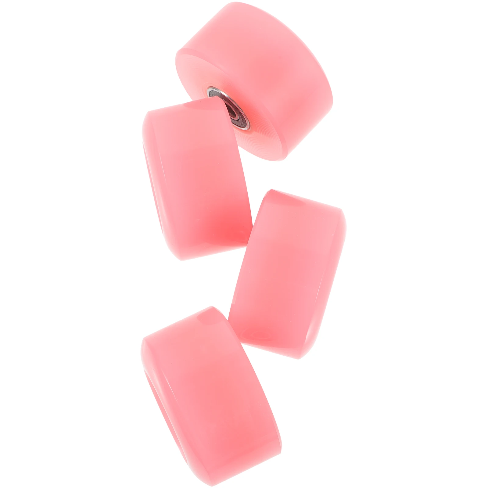 

4 Pcs Jelly Skate Wheels Bearings Roller Skates Quad Accessories Kids Replacement Parts PU Durable