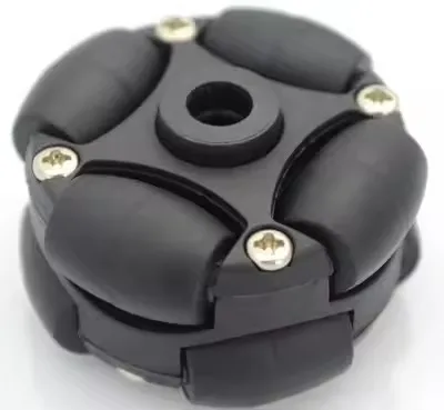 Rueda Omni de plástico doble de 38mm (1,5 pulgadas) (compatible con servomotor) chasis de coche robótico con ruedas Diy 14184