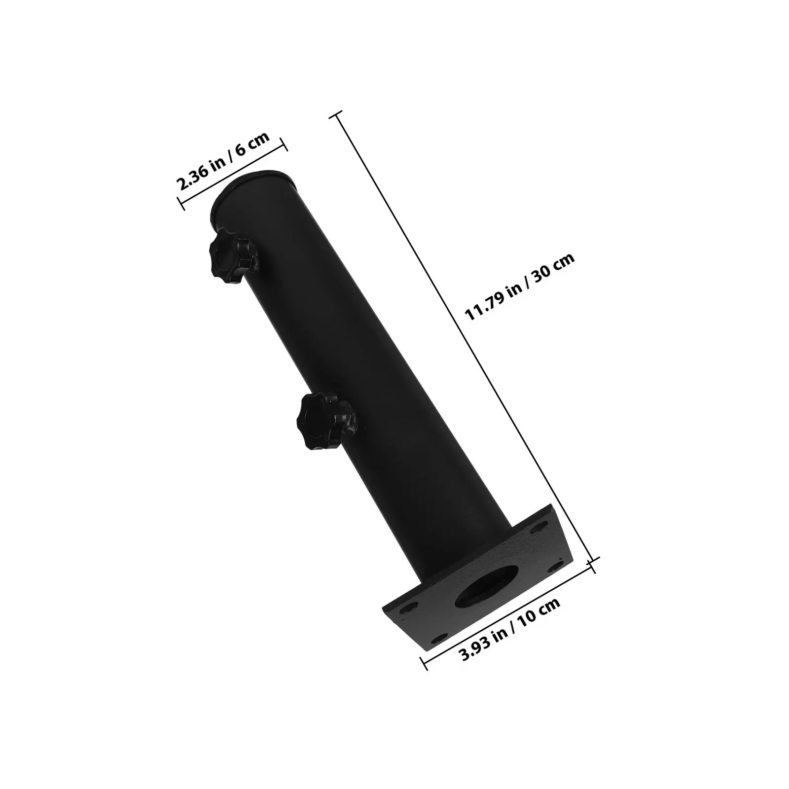 Outdoor Umbrella Base Stand Heavy Duty Thickened Iron Construction Adjustable for Various Pole Diameters Patio Deck Poolside