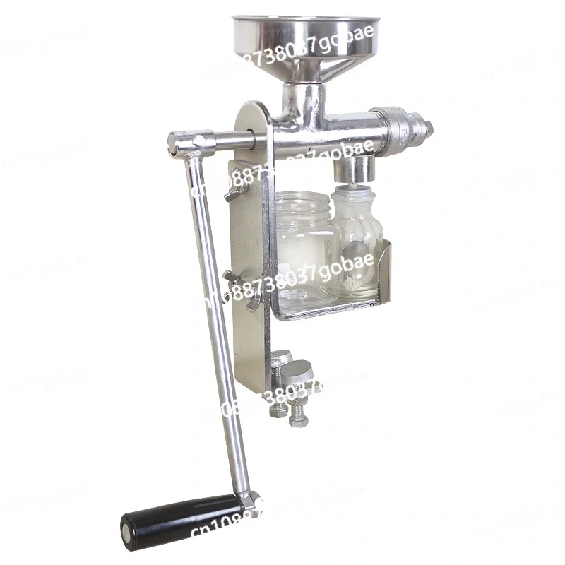 

Manual Oil Press Machine Stainless Steel Hand-cranked Oil Press Household Small 304 Stainless Steel Olive Peanut Juicer