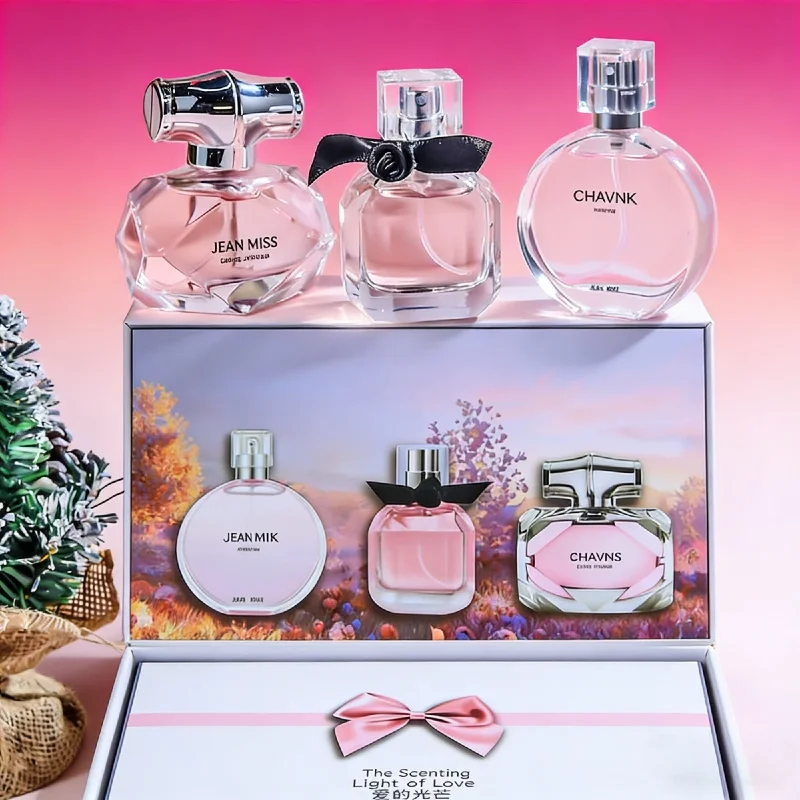 

JEAN MISS Rose Perfume Set for Women 90ML (30ml X 3pcs) Long-Lasting Floral Fruit Fragrance Flirtatious Pheromone Perfume Spray