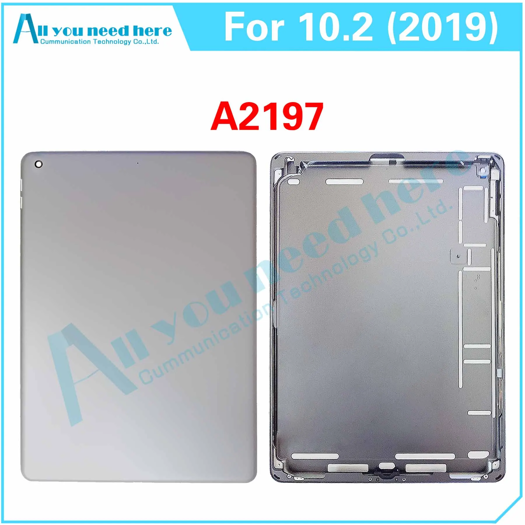 For 7th Gen 10.2 (2019) A2197 A2198 A2199 A2200 Back Battery Cover Door Housing Rear Case Repair Parts Replacement