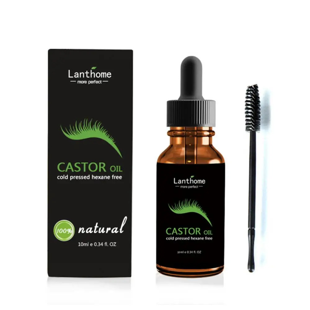 Eyelash Growth Liquid Castor Seed Oil Mild Maintenance Nourishing Eyelash Growth Essential Oil Eyelash Thicker Eye Makeup