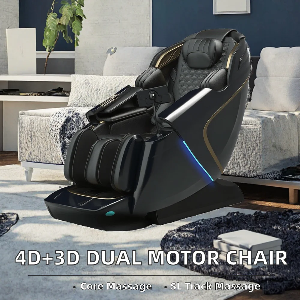 Zero Gravity Massage Chair Dual Motor Touch Screen Full Body Body Massage Chair for Hotel Salon