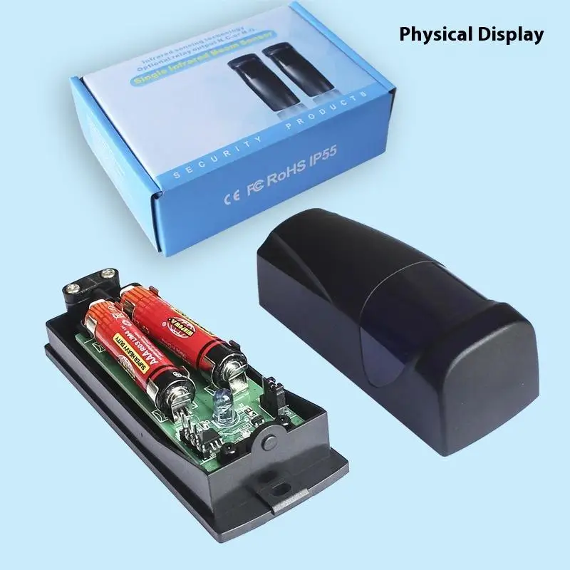 1 セットガレージゲートオープナーバリアスライドドア安全フォトセル赤外線ビームセンサー DC12V 24V シングルビーム赤外線検出器