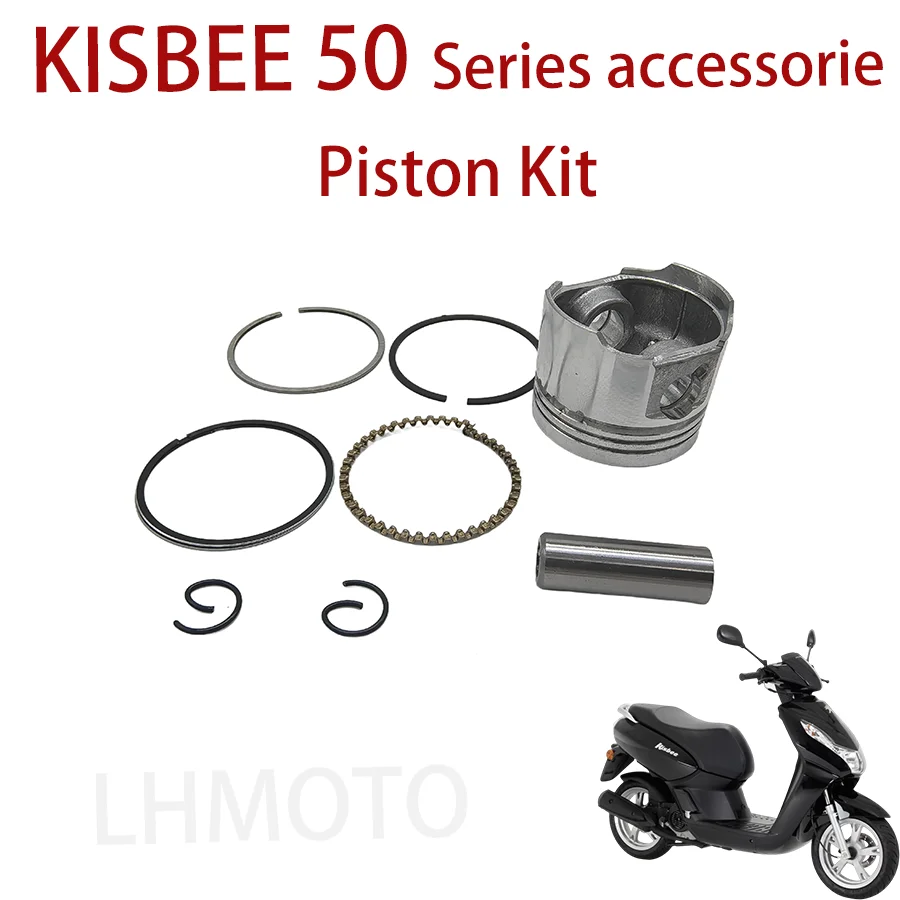 

Motorcycle 39mm Piston Kit For Django 50 Kisbee 50cc E2 10mm Min 4-Stroke Engine Parts
