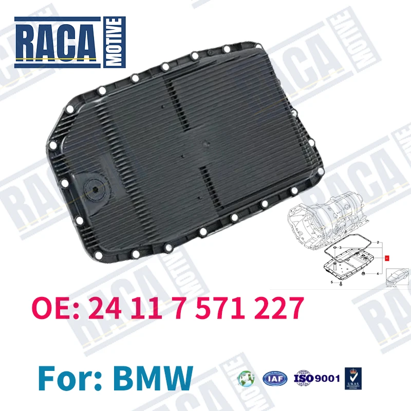 

For BMW E90 E91 E92 E61 E63 E64 Land Rover Jaguar Transmission Oil Pan 24117571227 LR007474 24110403404 24117522923 24152333903