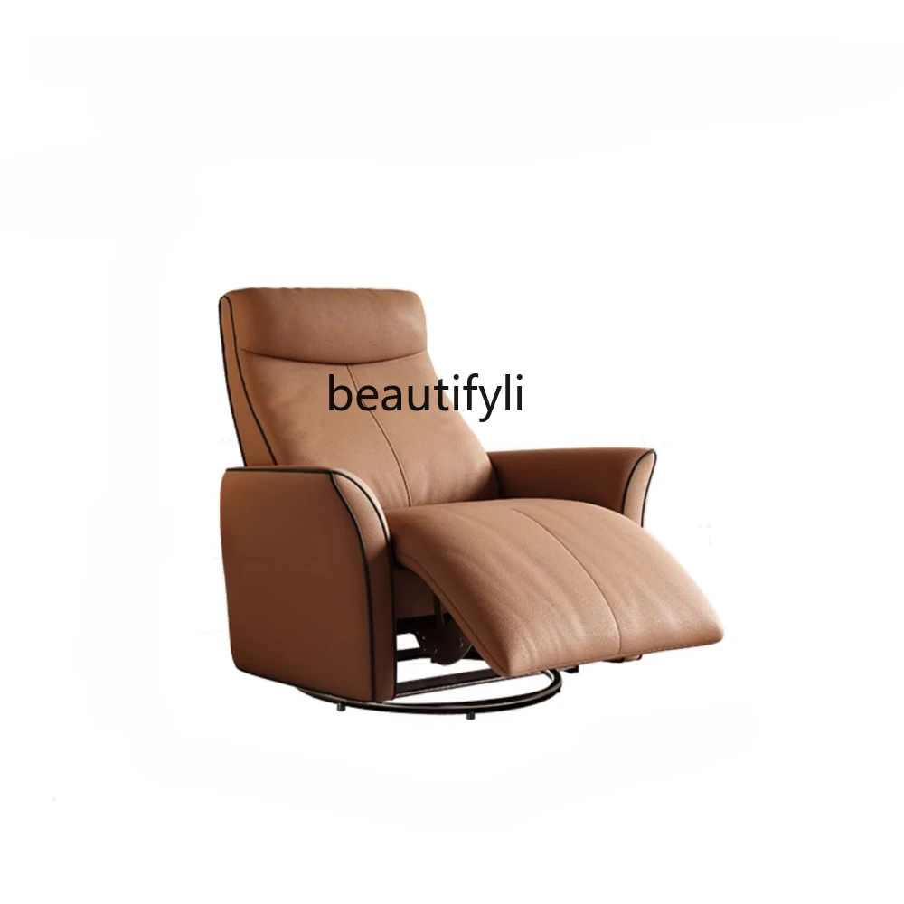 

Recliner Lazy Electric Multifunctional Sofa Leather Recliner Leisure Lazy Rocking Chair Single