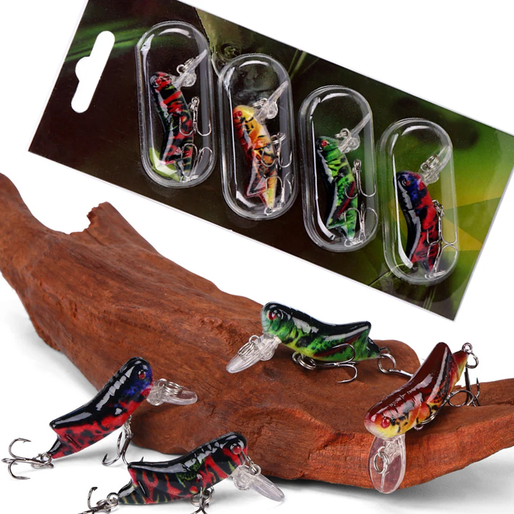 Fish Attraction Lures Crankbait Baits 3.2g High Catch Rate Stable Swimming Posture Widened Short Tongue Design