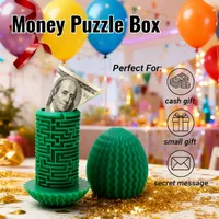 Mysterious Egg Maze Gift Box Money Puzzle Box And Hidden Compartments Christmas And Easter Intelligence Unlock Maze Game Gifts