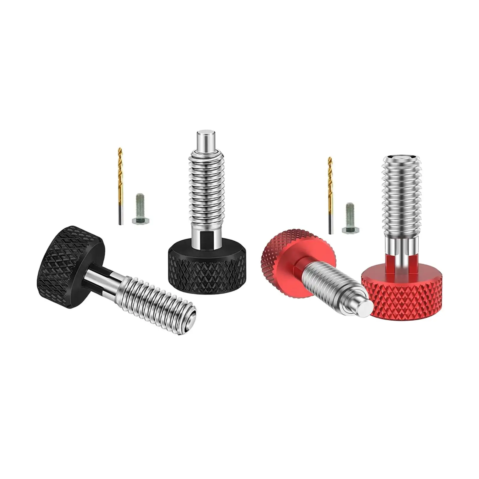 Pins for removing handles in tool boxes, hardware, versatile