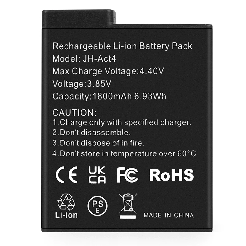 

Сменный аккумулятор для камеры Osmo Action 3/Action 4 | 1800 мАч 3,85 В | Модель BCX202