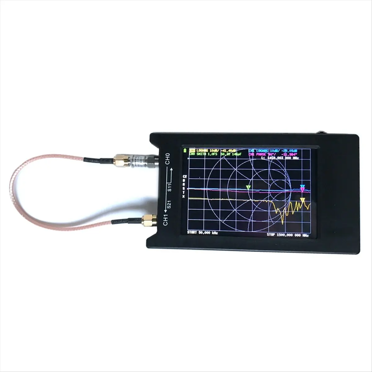 TCE 10KHz -1.5GHz -H4 4 Inch Touchscreen Network Analyzer Digital Touching Screen Antenna Analyzer