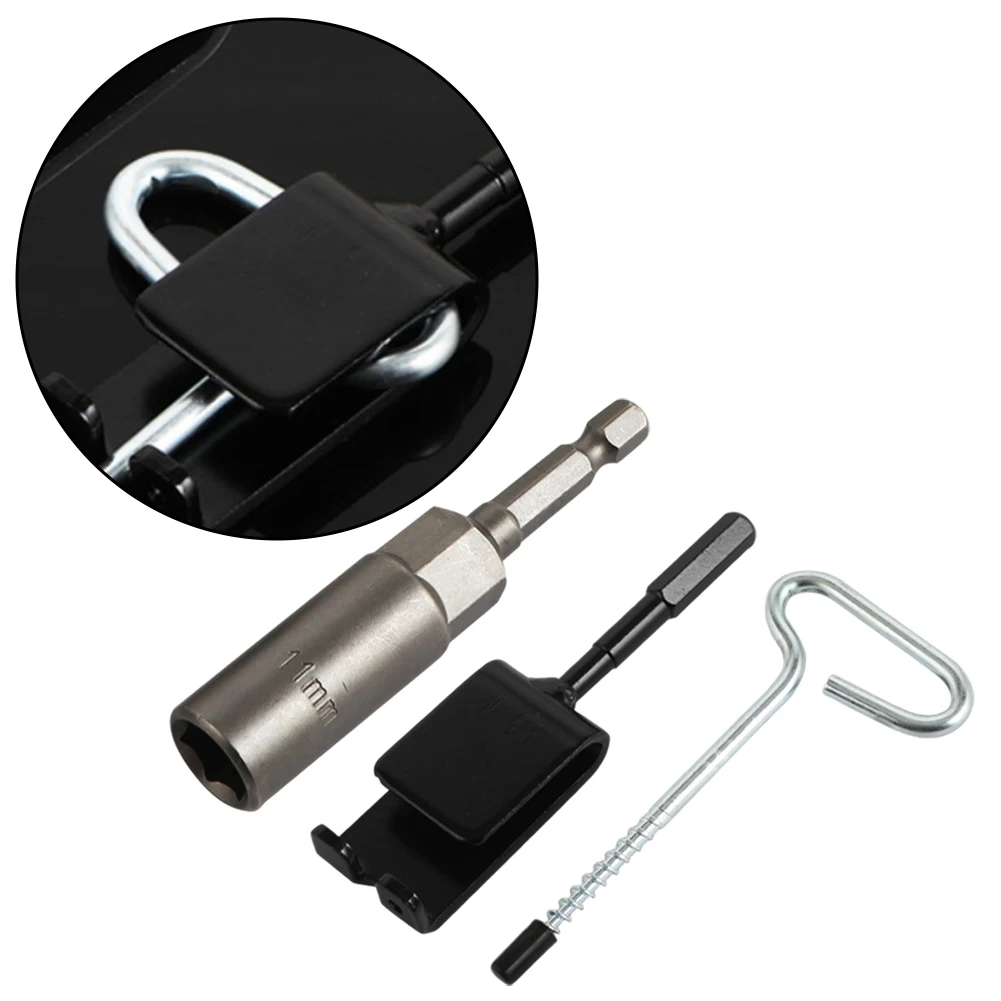 1pc Ice Anchor Metal Spiral Stake Drill Adapter Variable Diameter Sleeve For Setting Up Tent-Stabilizer Ice Fishing Tools
