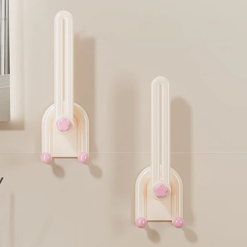 Présentoir d'attaches de cheveux en forme de L, 1 pièce, gain de place, support de rangement pour chouchous étanche, crochet de rangement pour bandeau en plastique de cuisine