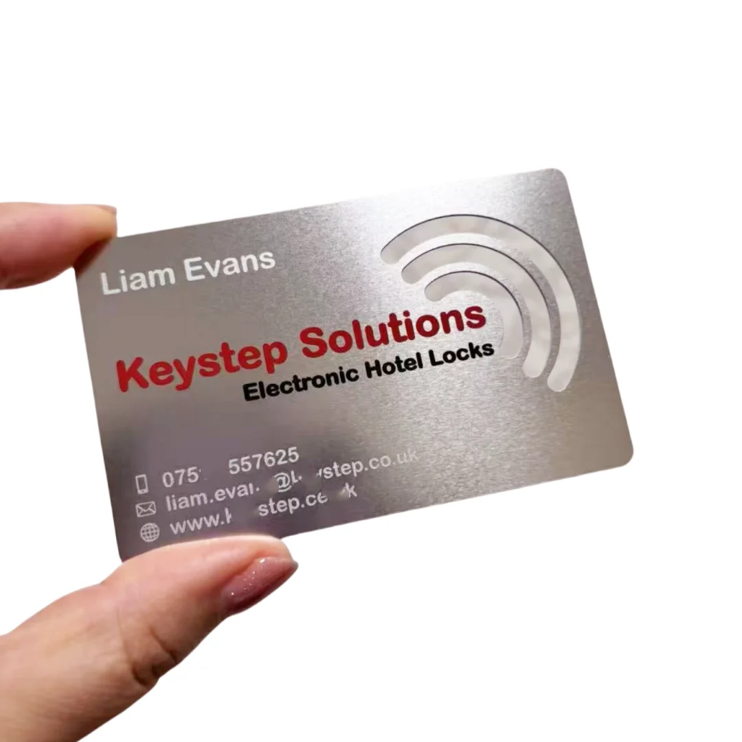 Customized inquiry Order Your Own Design Steel Creatively Metal Business Card