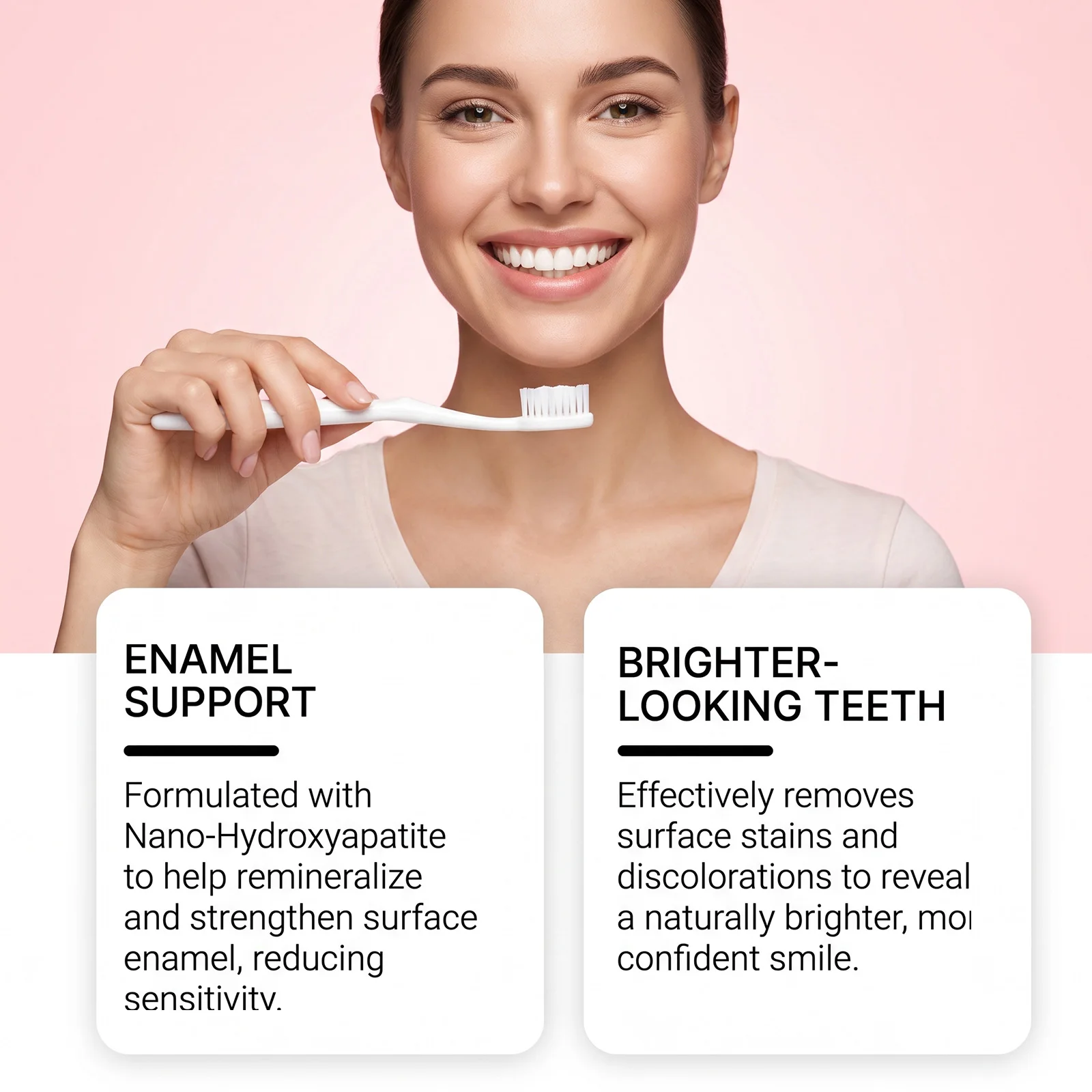 Nano-Hydroxyapatite Teeth Whitening Serum Deep Clean Tooth Stains Oral Cavity Protection Fresh Breath Brighten Toothpaste Serum - view 3