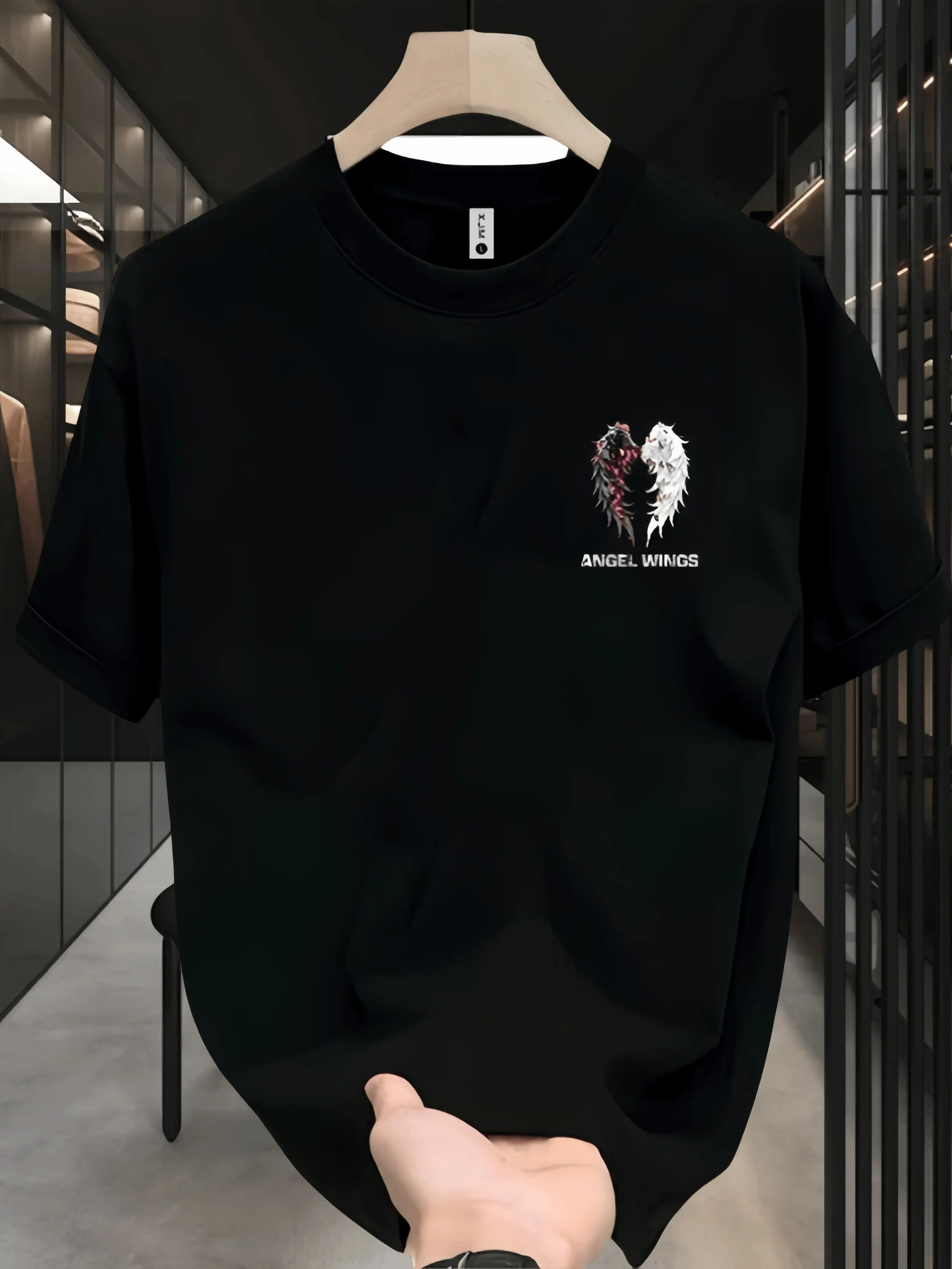 2026 Sommer Neuheiten: Trendige Kurzarm-T-Shirts aus reiner Baumwolle, hochwertige Streetwear Loose-Fit Halbarm-Oberteile für Herren – Detail 5