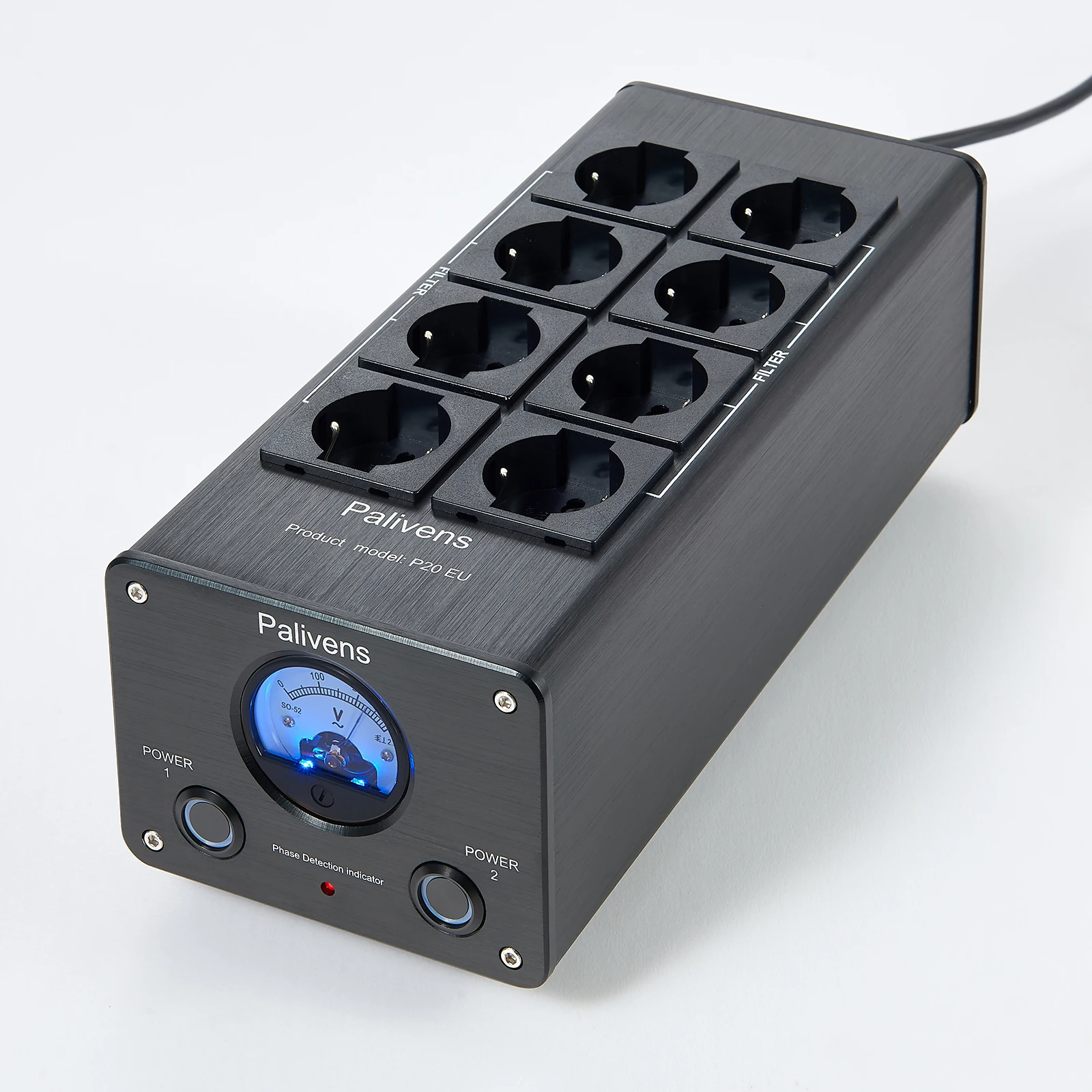 

Pailvens Power Filter Power Strip Hi-fi 8 Comes Anti-interference Filter socket with pointer reading, surge protection, P20