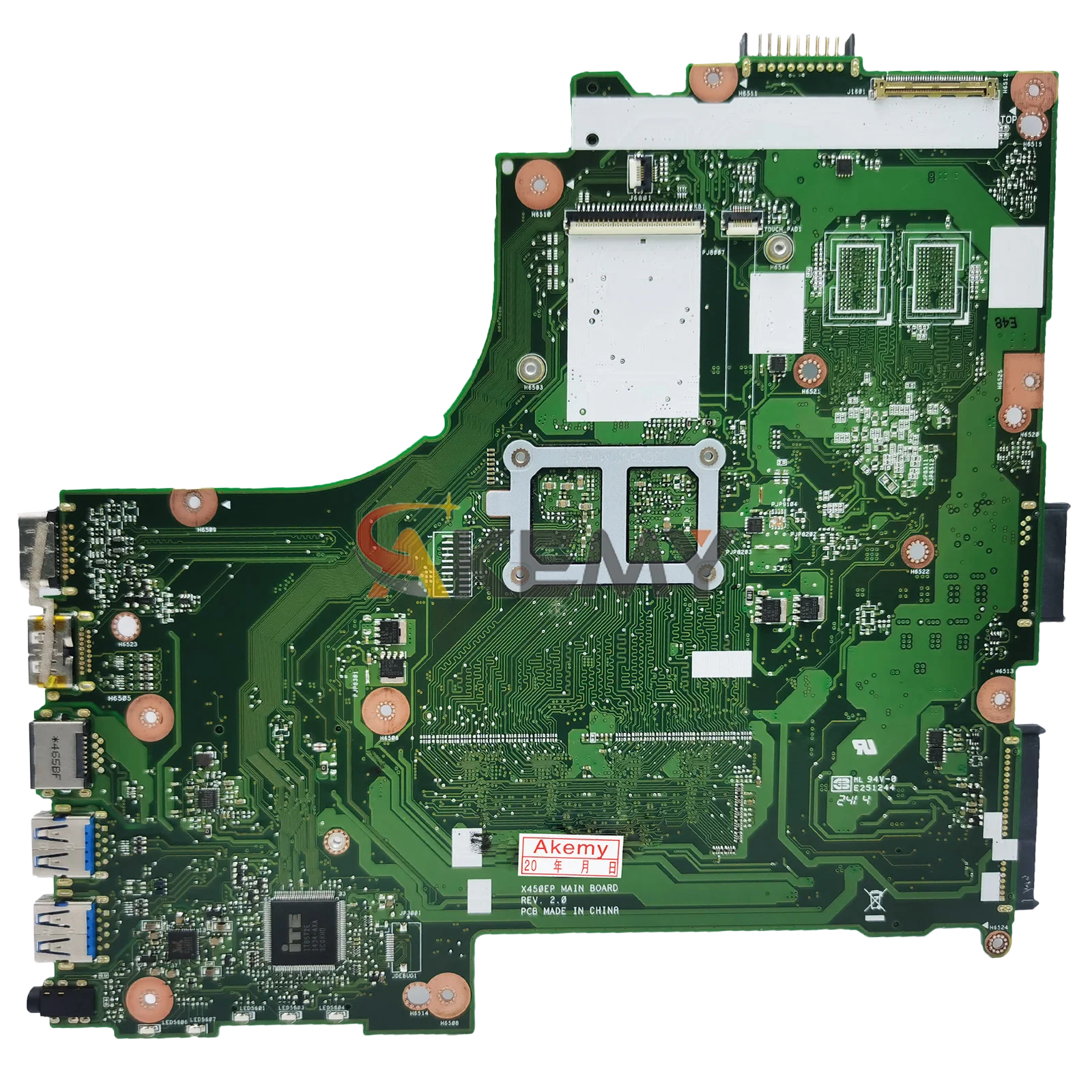 X450EA Laptop Motherboard Für ASUS VivoBook X450E X452E X450EA A452E X450EP Notebook Mainboard Mit CPU 100% tests OK schnelle schiff