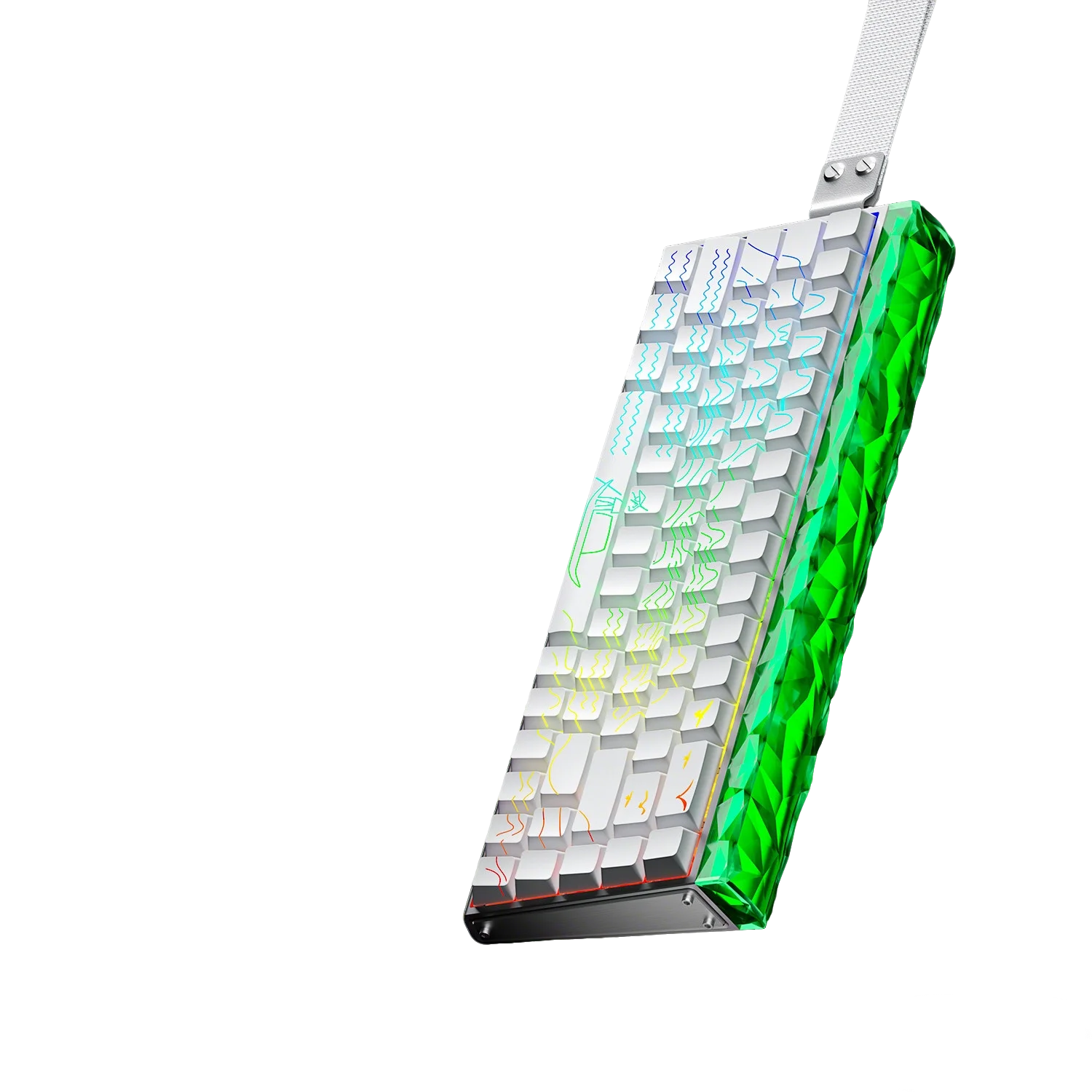 

Механическая игровая клавиатура AULA HERO68 Air с магнитными переключателями, 3 режима подключения, беспроводная, с низкой задержкой, горячей заменой переключателей, RGB-подсветкой, частотой опроса 8 кГц, RT 0.005 мм