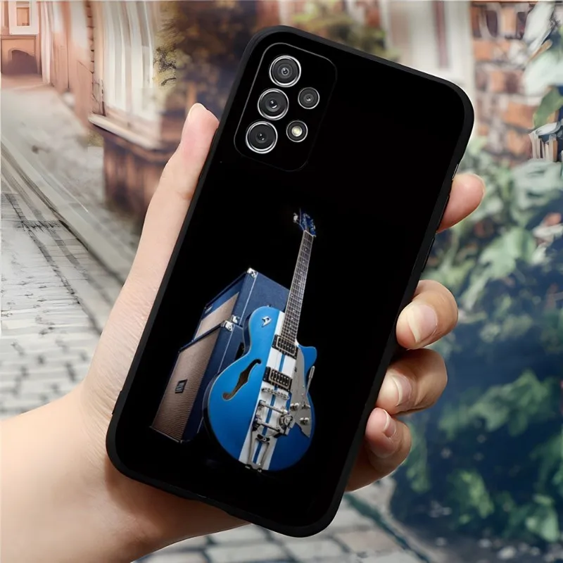 Guitar Amp Phone Case For Samsung Note 10 20 9 8 Pro Plus Ultra M40 M80 M20 M31 M10 J7 J6 Prime Black Silicone Cover