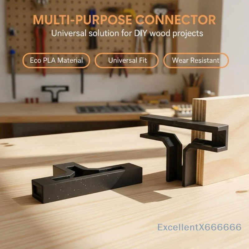T Shaped Wood Board Connector Thickened Right Angle Bracket Furniture Reinforcement Corner Brace For DIY Cabinet Table Fixing