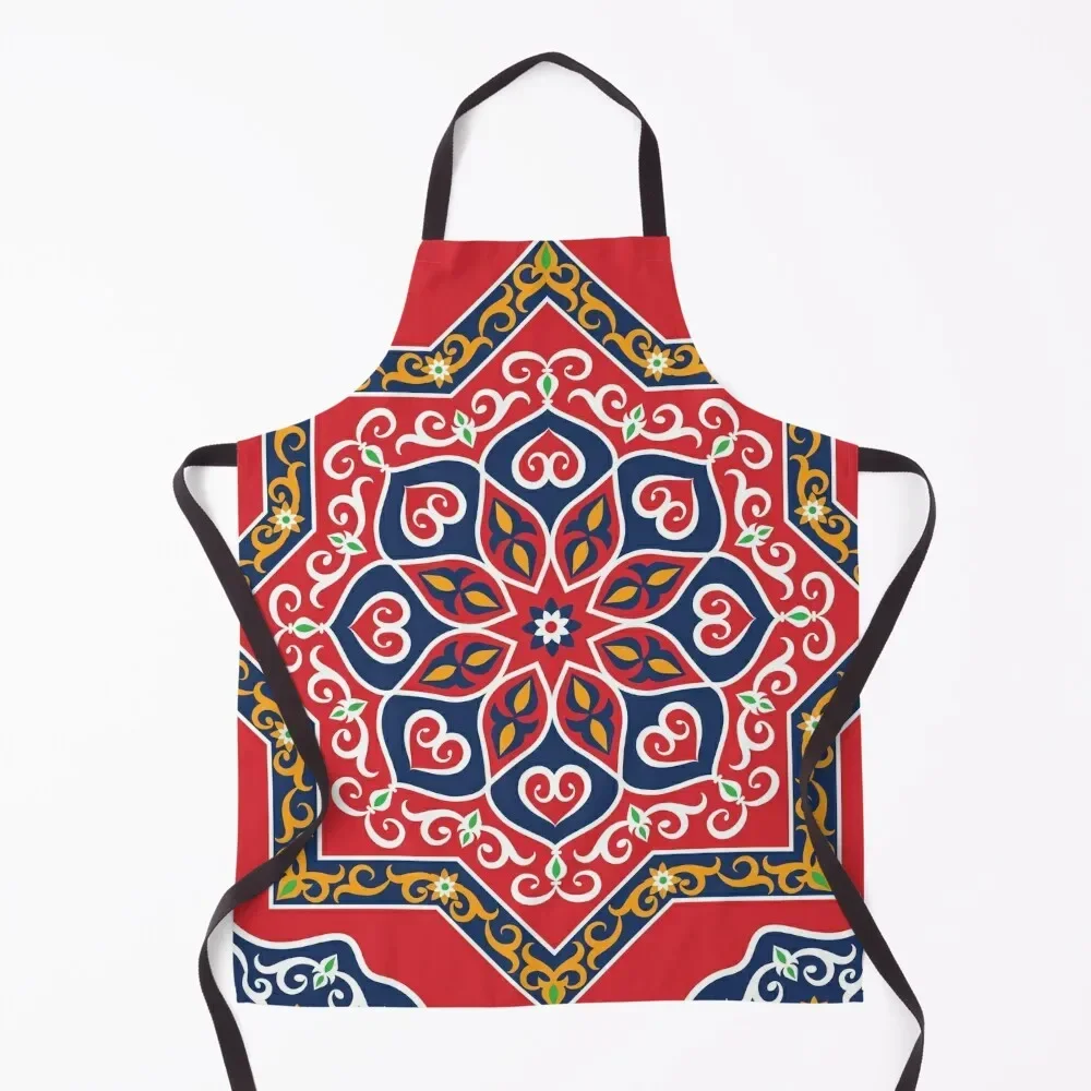 

Ramadan Khayamiya Pattern -   Apron Salon Kitchens Men Things For Home And Kitchen Apron