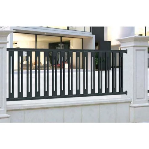 Slim Modern Style Outdoor Rustless Anti-pest And Anti-corrosion Backyard Decoration Aluminum Garden Fence Panels view 2
