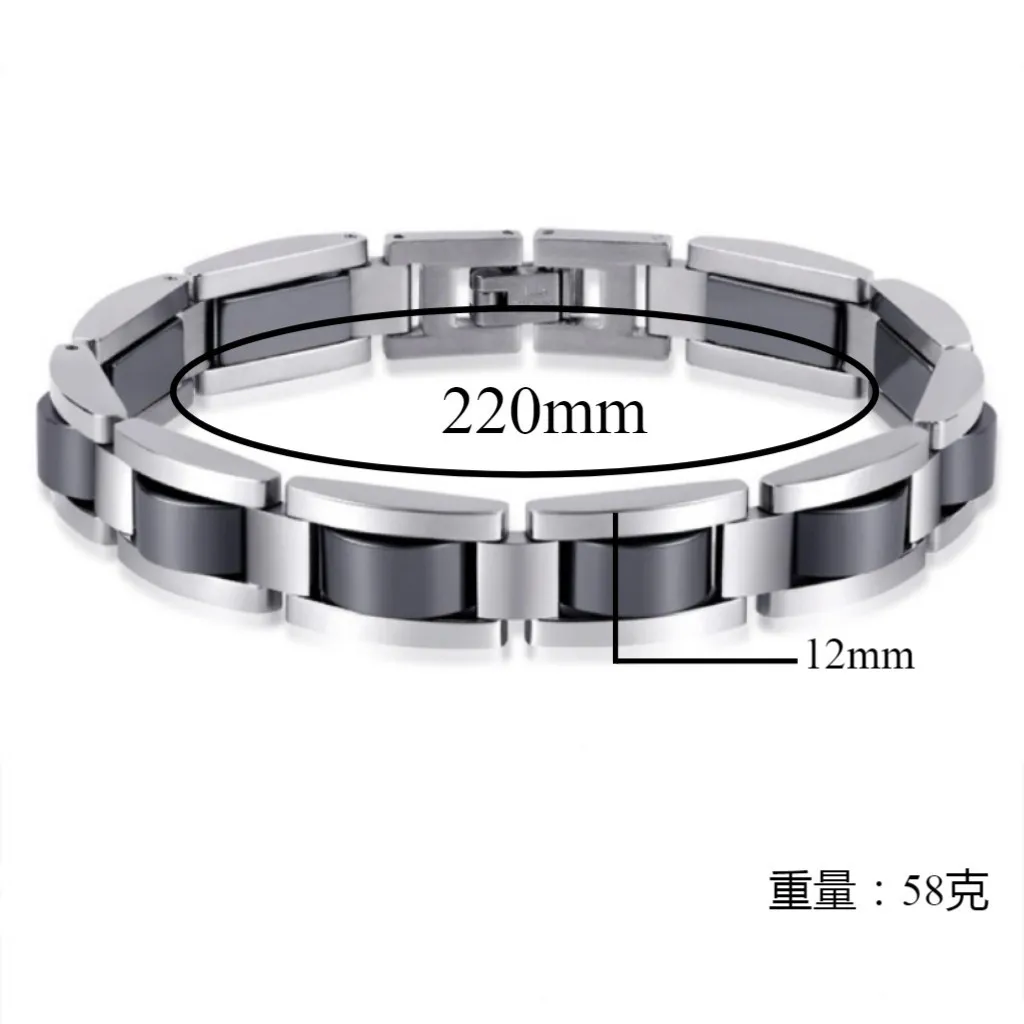 Korean Fashion Bracelet Men's 316L Stainless steel Multiple Color Options Bracelet Domineering Thick Magnetic Jewellery
