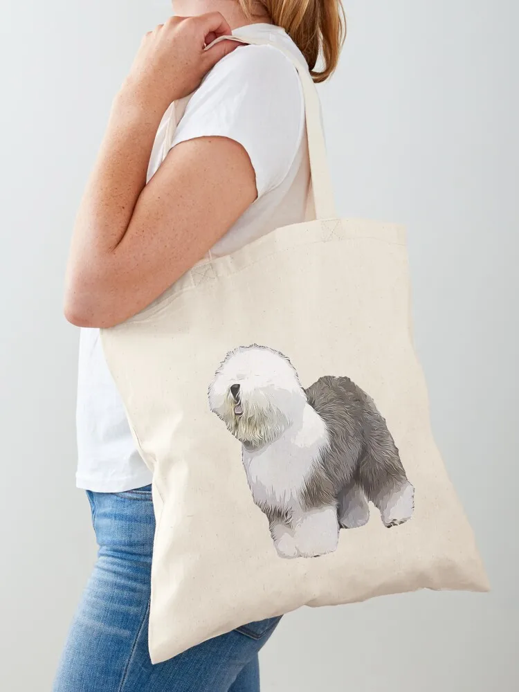 

Old English Sheepdog Beauty Tote Bag ecological bags bag for beach custom tote bag