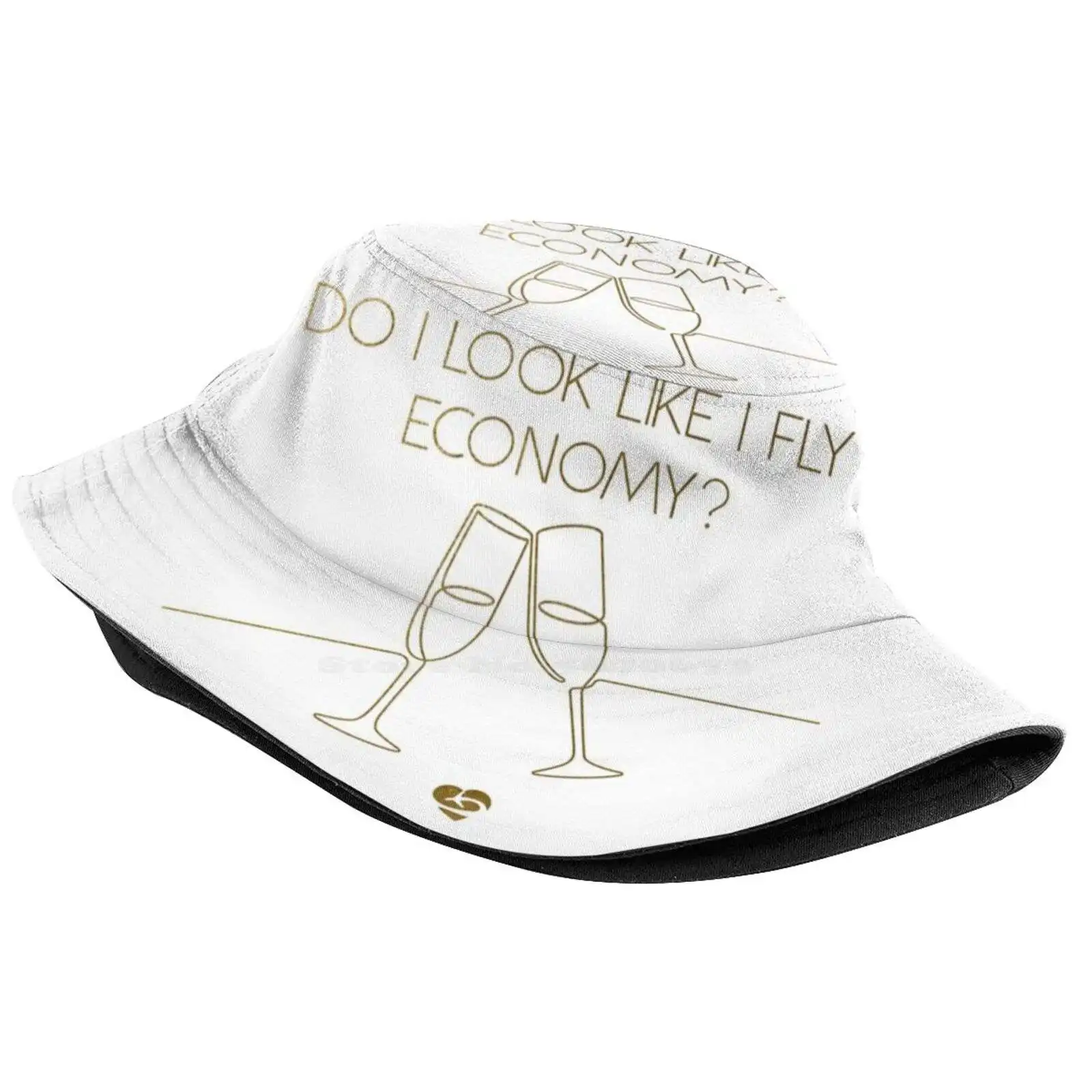 Copy Of Do I Look Like I Fly Economy - Funny Traveler Quote Design Sun Cap Fisherman Hat Bucket Hats Do I Look Like I Fly