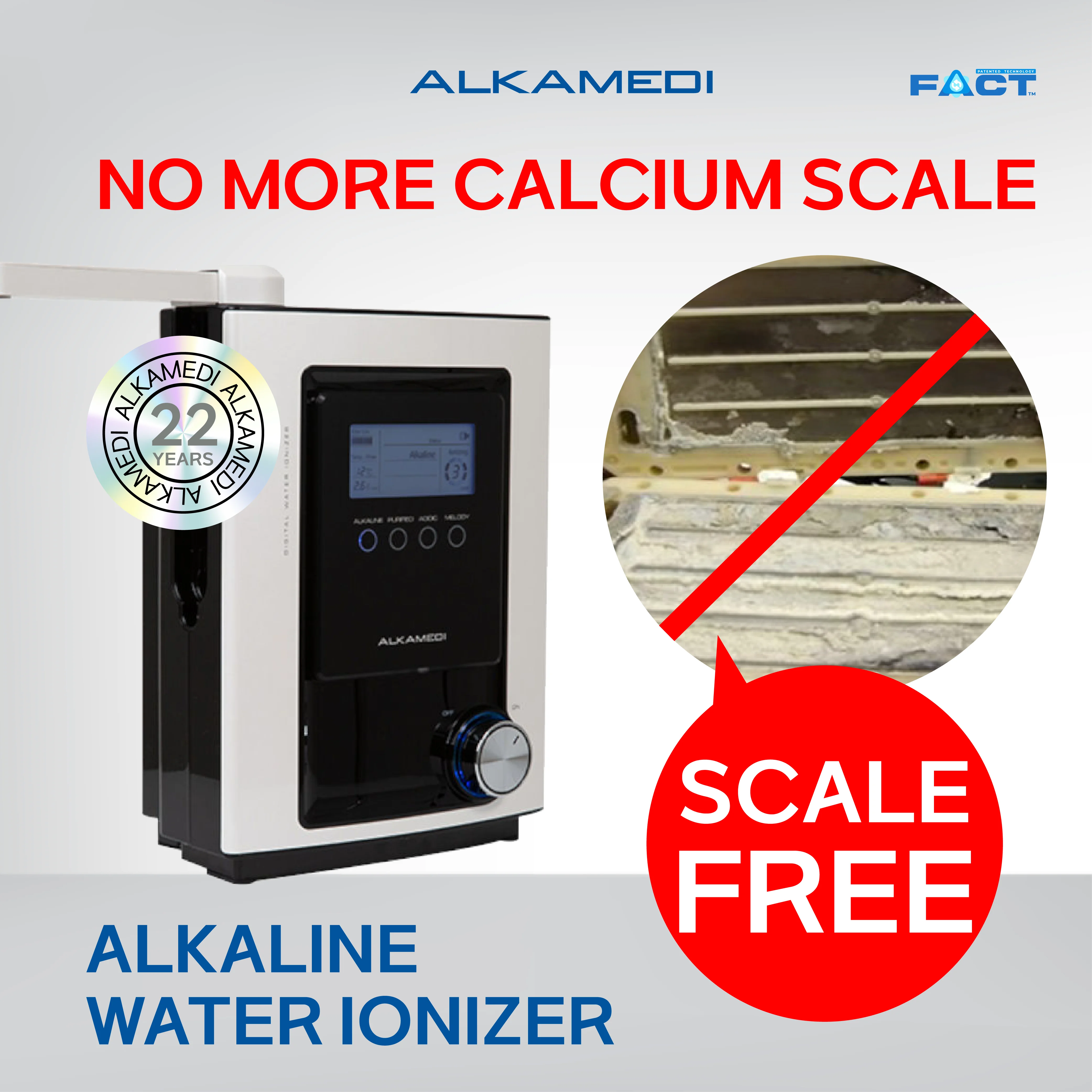 Smart Library SCALE-FREE Alkaline Water Machines ALKAMEDI AMS 2100 Hydrogen Anti-oxidant Water Easy Use Easy Management Water Io