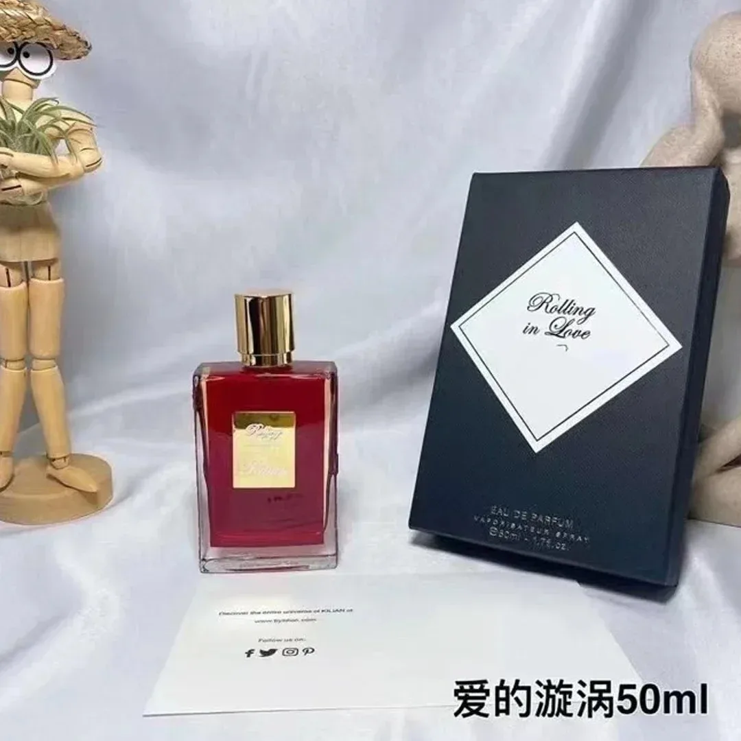 عطر ماركة 50 مل مع رذاذ، مناسب لكل من النساء والرجال، به عطر يدوم طويلاً. إنها يجمع بين وودي إلي #5