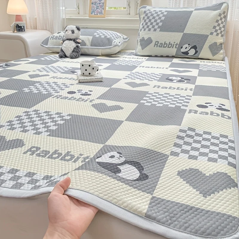 

Printed Beanbag Mat Summer Ultra-Comfortable Cool Soft Skin-Friendly Summer Mattress Hotel Bedroom Furniture Home Decoration