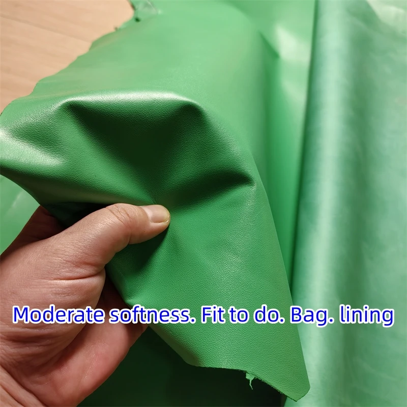 0.6/0.9mm Green Sheepskin. First Layer Leather. Real Leather Fabric. Handmade DIY Bag. Inside. Mat. Whole Sheepskin