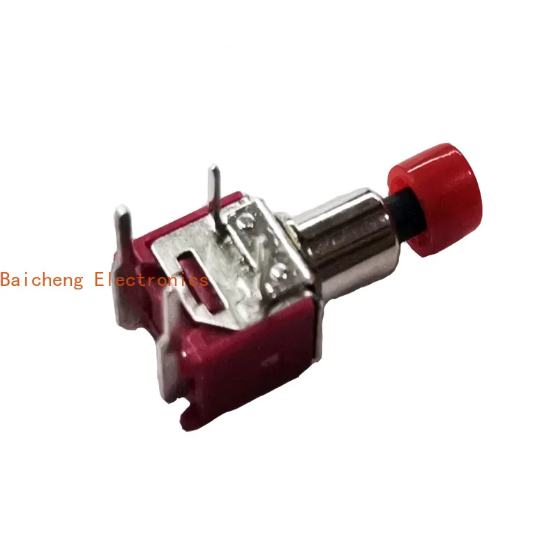 10 قطعة TS-21A زر إعادة تعيين تبديل التبديل 4 دبوس القدم المنحنية الأفقية 1A120V