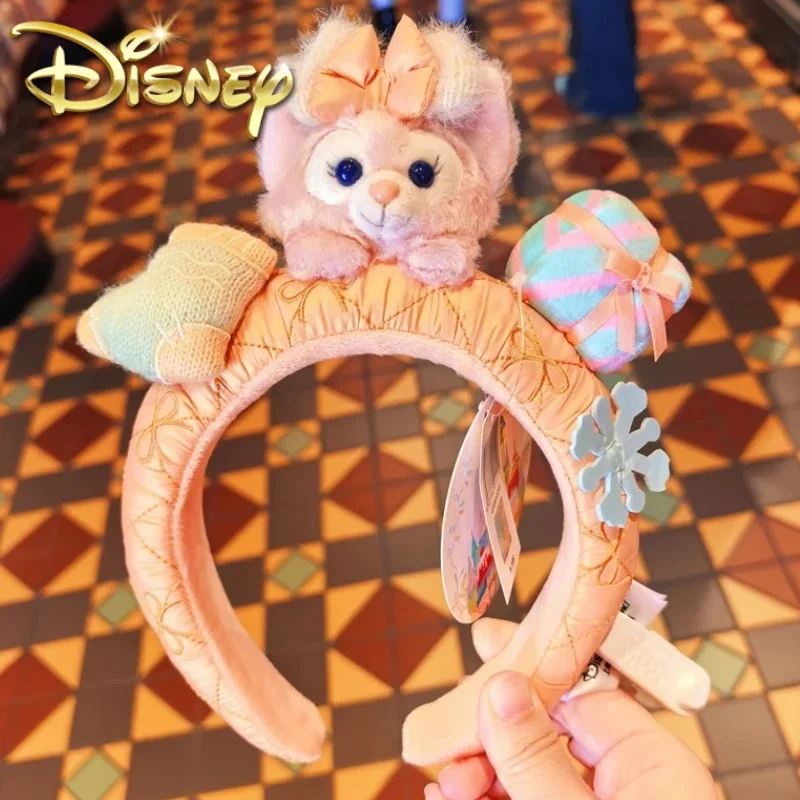 Genuine Disney Disneyland Ice And Snow Friends Linabell Hairband Stellalou Plush Kawaii Doll Cartoon Plush Birthday Gift Toy
