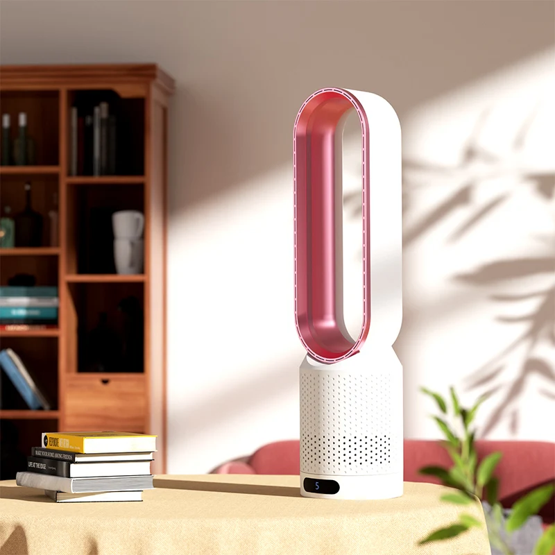 Smart Leafless Purification Fan Air Purifier Bladeless Fan 2in1 Circulating Natural Wind Bladeless Fan