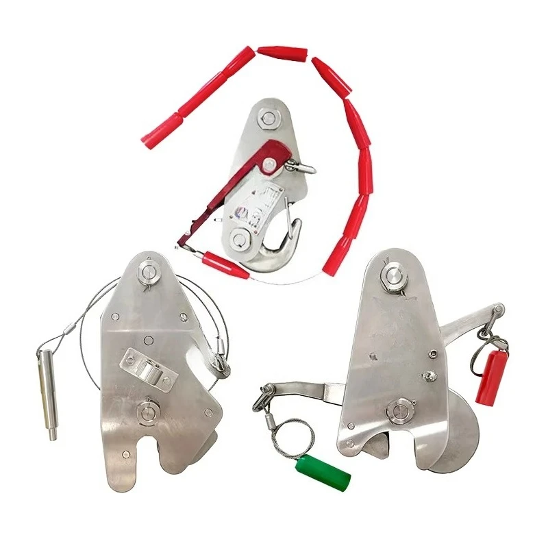 Boat hook 35KN rescue boat, life raft dual-purpose stainless steel release hook hand automatic integration