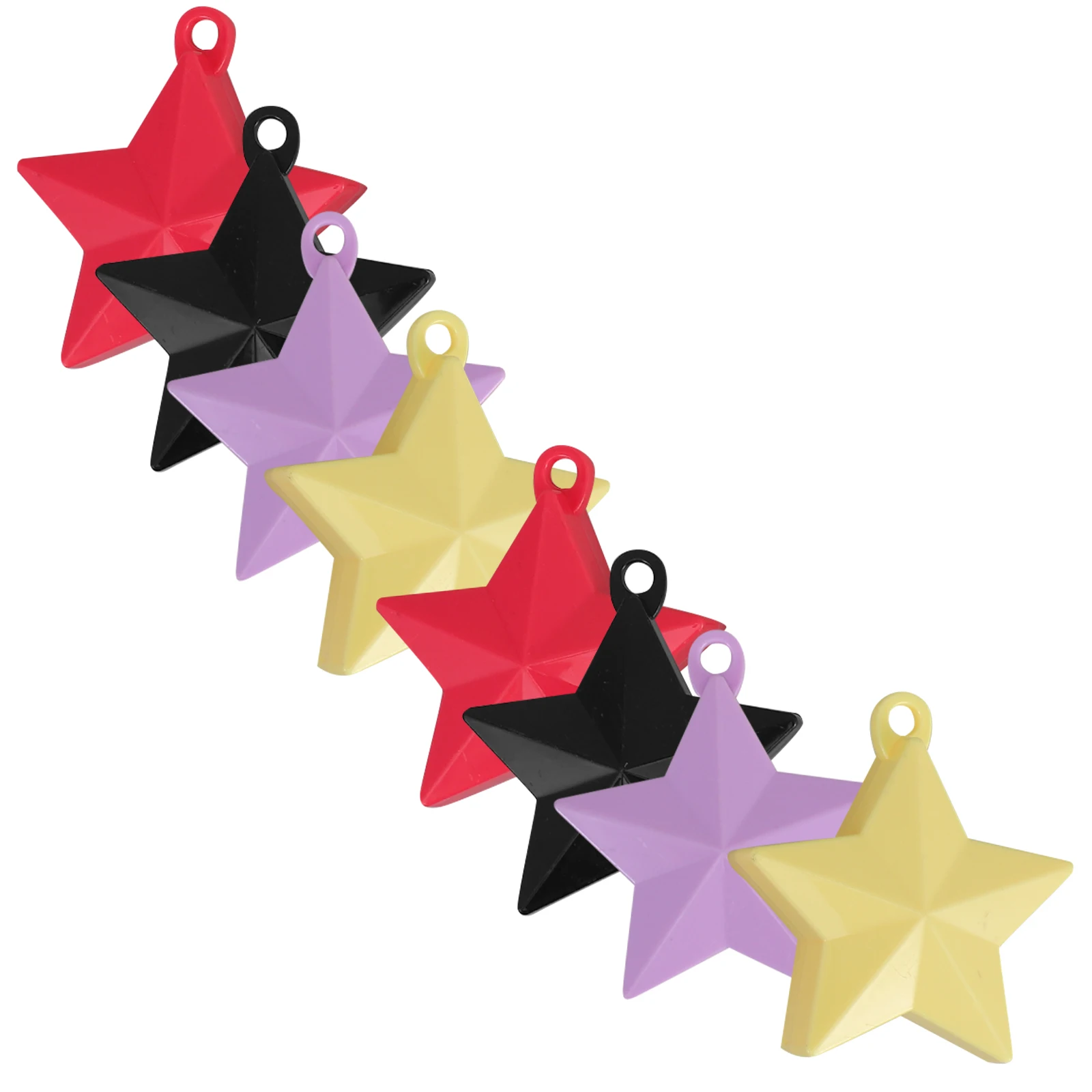 

8pcs Hollow Star Foil Balloon Weights Heavy Duty Reusable Anchors For Table Centerpieces Birthday Christmas Party Decorations