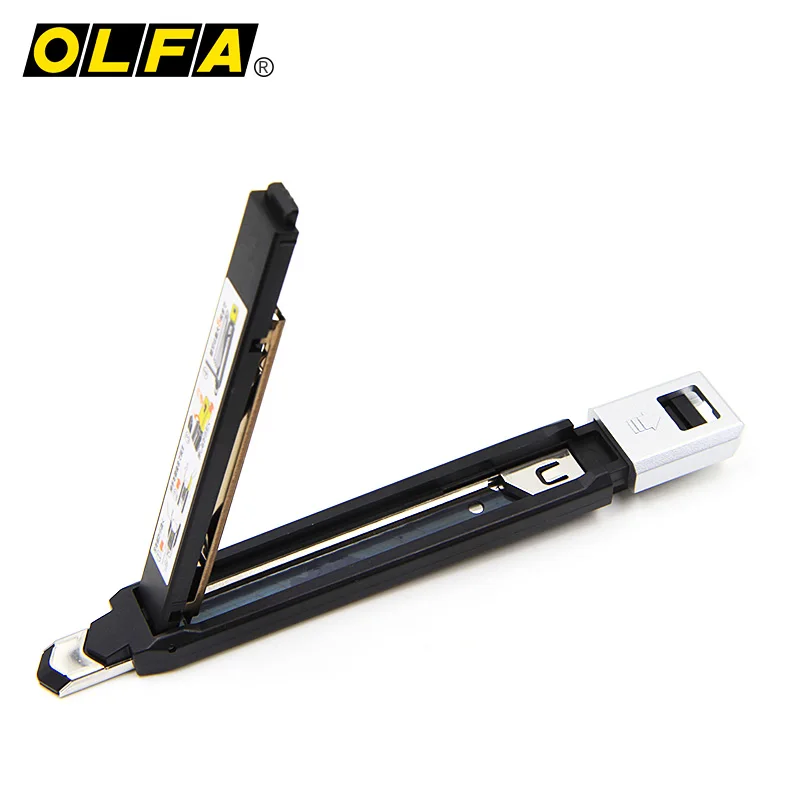 Original Olfa LTD-04 9mm knife, sharp cutting, Utility Knife Carbon Steel ，can hold 5 9mm blades, Retractable Box Cutter，Self-Locking Design Cutting