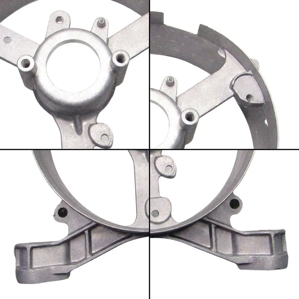 Tail Cover Bracket for Generator Aluminum Round Construction Compatible with For 168F 170F Engine Models Secure Mounting Foot