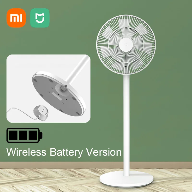 

XIAOMI MIJIA DC Inverter Circulation Floor Fan Wireless Battery Version Double Layer Fan Blade Intelligent Interconnection Fans