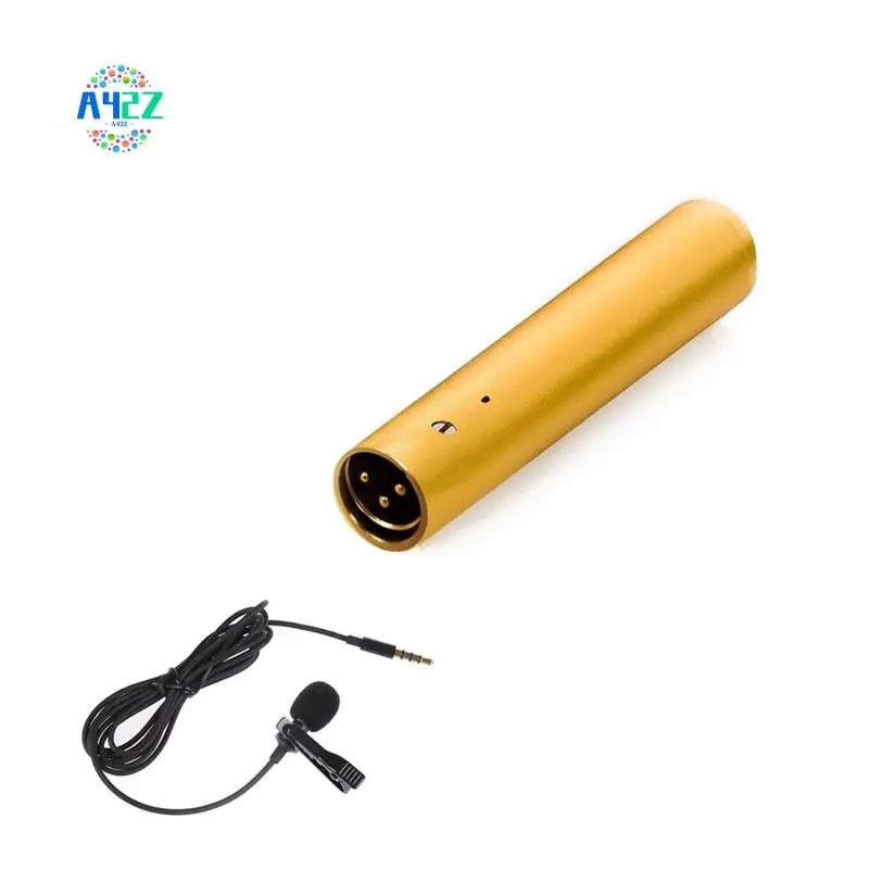 

A42Z-GAM-LV6 Cardioid Omnidirectional XLR Tie Condenser Microphone With 8.3Mm Microphone Cover Lapel Clip Powered By 48V
